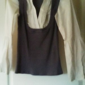 Fredericks of Hollywood long sleeve bell top